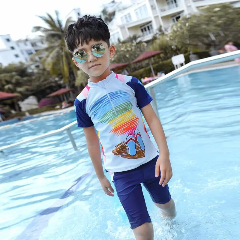 

2019 Beach Brand Parent-child Matching Outfit Summer Travel Clothing a Three Or Four the Whole Family Bathing Suit Swimwear