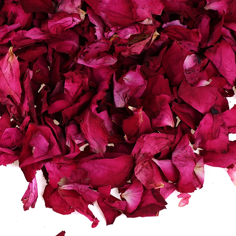 100% New Natural Fragrance Dried Rose Petals Wedding and Party Table Confetti Decoration Biodegradable Rose Petal 100/200g