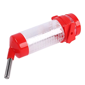 

Water Bottle Random Color Anti Bite Universal Rabbit Plastic Small Pet Feeder Drinking Durable Hamster Dispenser Hanging 125ml