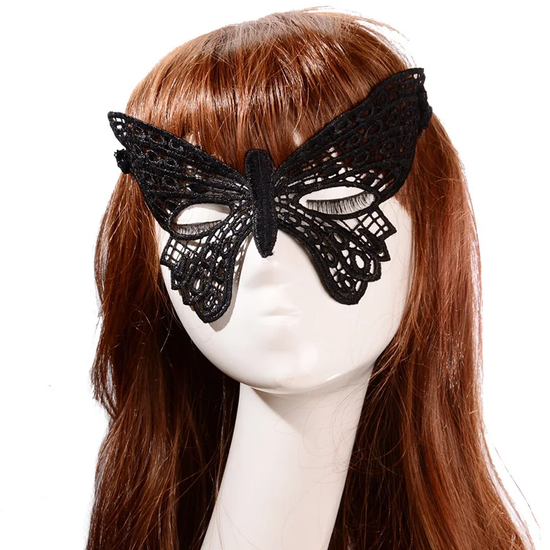 Halloween Cosplay And Party Lace Eye Mask Sexy Lady Cutout Eye Mask For