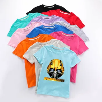 

Cartoon Transformers Games T-shirts Costume Kids Boys Girls Summer Short Sleeve Tshirts Clothing Children Short Sleeve Tees Top