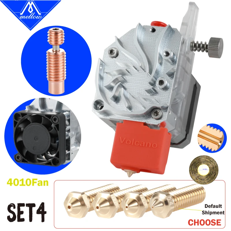 Mellow Rcn-nano Revestida Extrusora Alta Dureza V1.1 Hv3300 Dual Drive Gear para Ender 53d Printer Parts Titan Aero Aero Rn-wind - Imagem 2