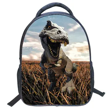 

School Bag for Boy Light Weight Backpack Dinosaur Printed Large Capacity Carton Backpack Student Cute Bagpack Mochila Preppy