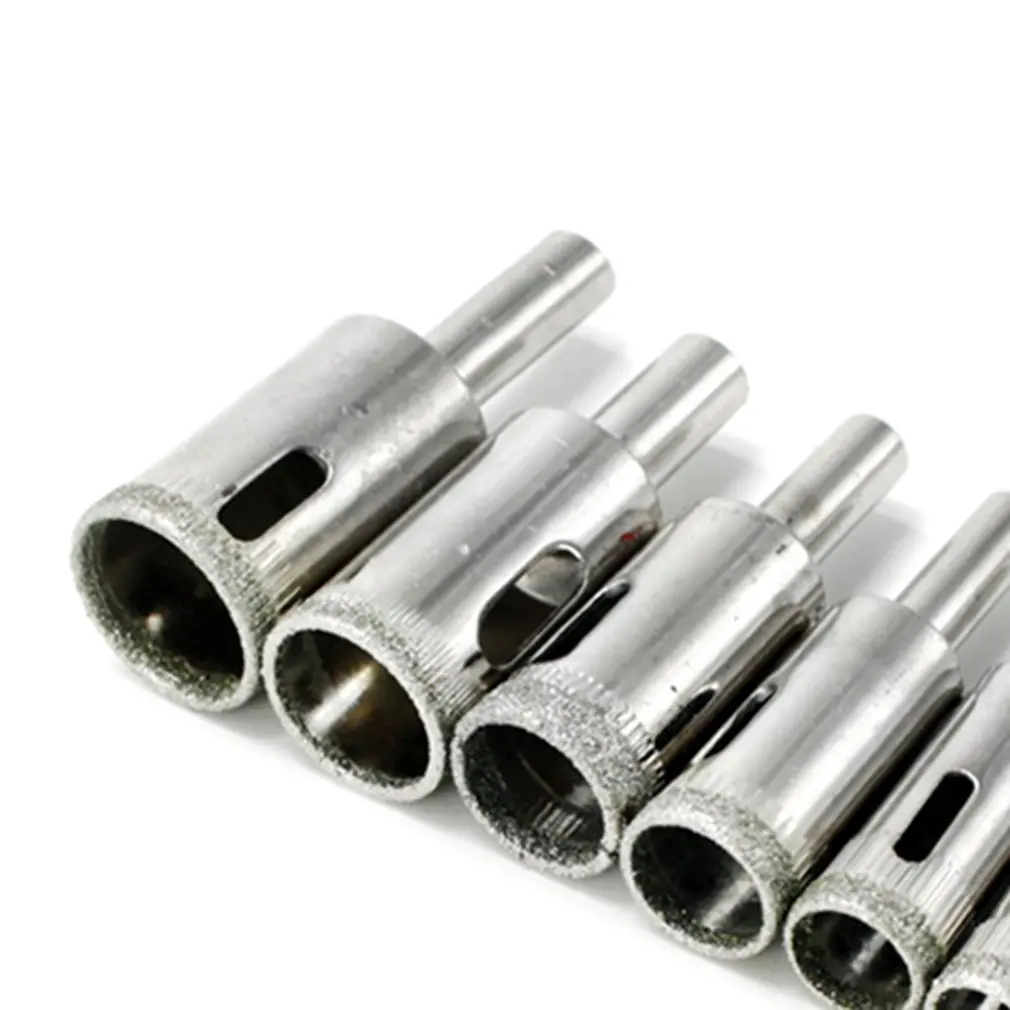 Glass Hole Opener Ceramic Ceramic Glass Emery Reaming Polishing Beads Round Tool Drill Set 6Mm Set