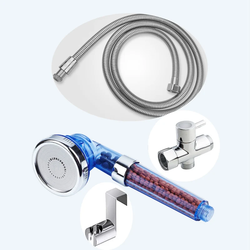 blue set7 Wetips ABS Душевая насадка для экономии воды фильтр для ванной комнаты ручной душ душевая головка Ducha Ванна Душ Shattafs ручная душевая головка - Color: blue set7