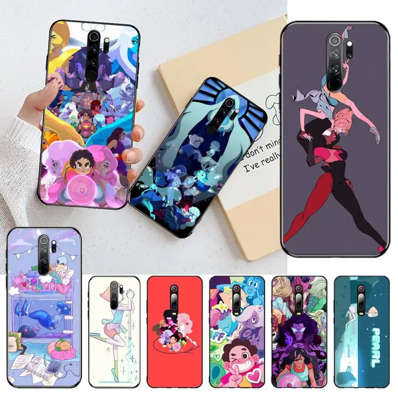 Мягкий резиновый чехол для телефона из ТПУ HPCHCJHM Steven Universe с жемчужинами и гранатом