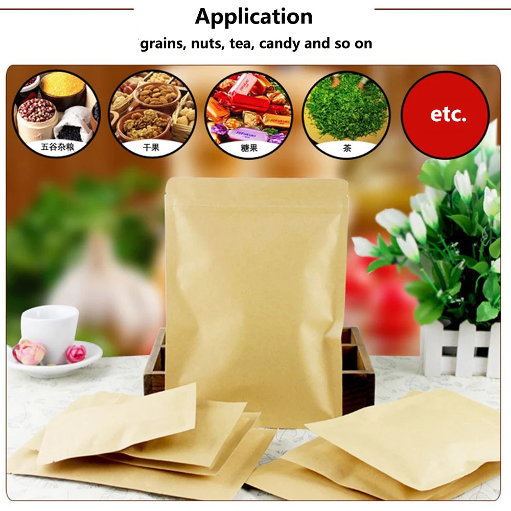 50 Sachets Enveloppes Kraft Réutilisables 8x12 Cm - Pour Semences, Petits Objets, Rangement Pratique
