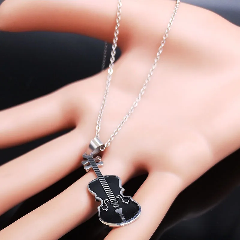 Collier en acier inoxydable - Violon