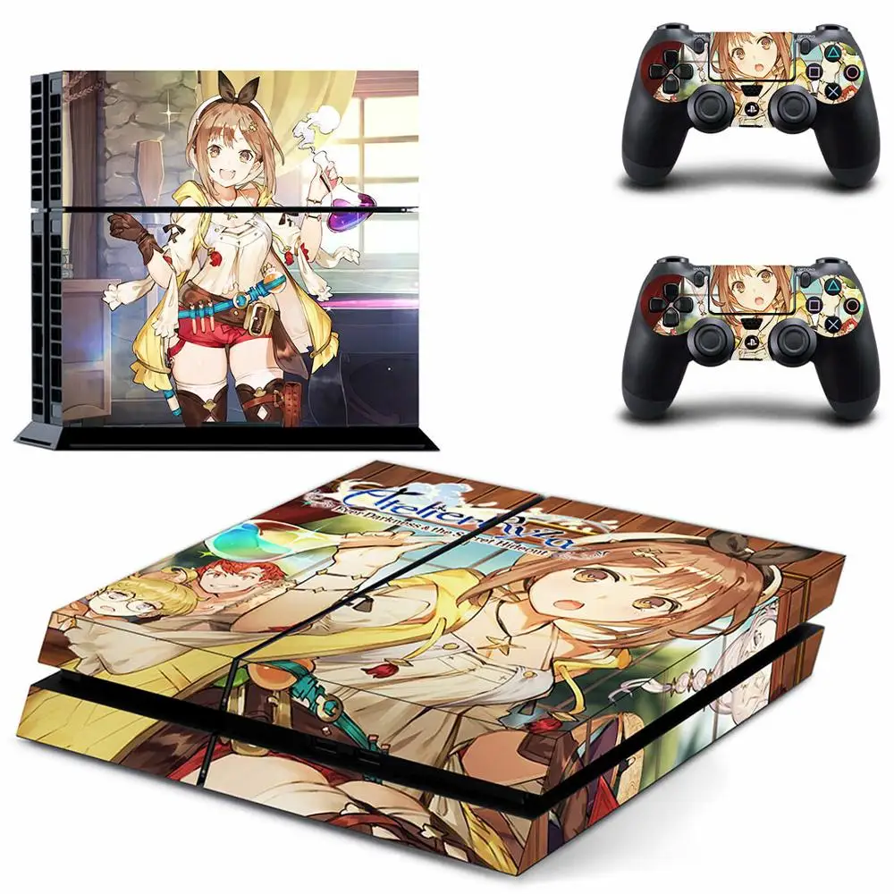 Ателье Ryza PS4 виниловая наклейка PS 4 Play station 4 sticker s Pegatina для sony playstation 4 консоль и контроллер skins