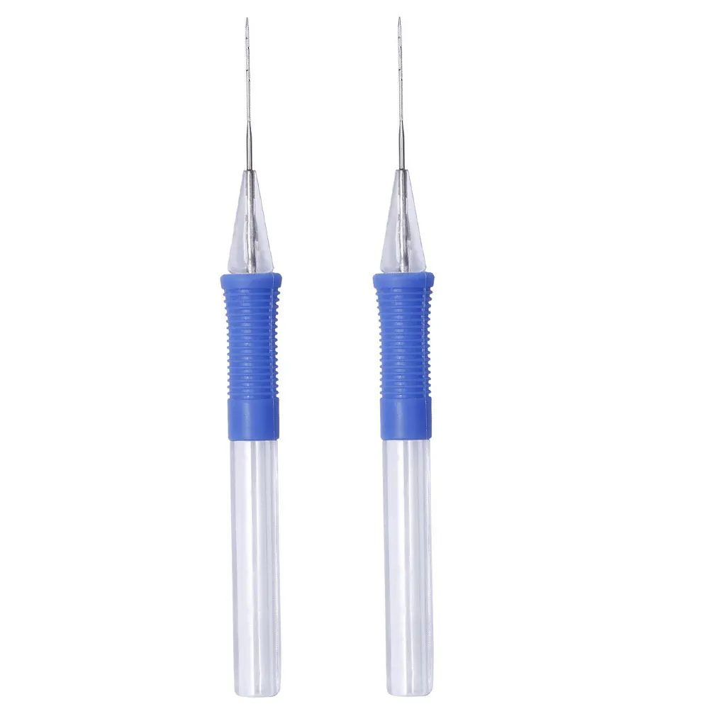 

2PCS Needles Felting Needle Pen The Poking Fun Tools for Wool Felt Needlework Tools Replaceable Needle Felt Animals
