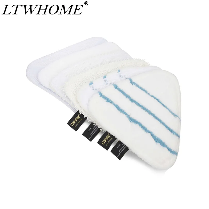 LTWHOME моющиеся Сменные микрофибры колодки Набор подходит для Holme Паровая Швабра HSM2001