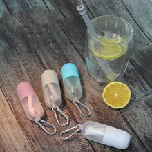 Силиконовые соломинки для питья многоразовые пищевые складные соломинки с футлярами и чистящими щетками экологически чистые товары для дома и путешествий