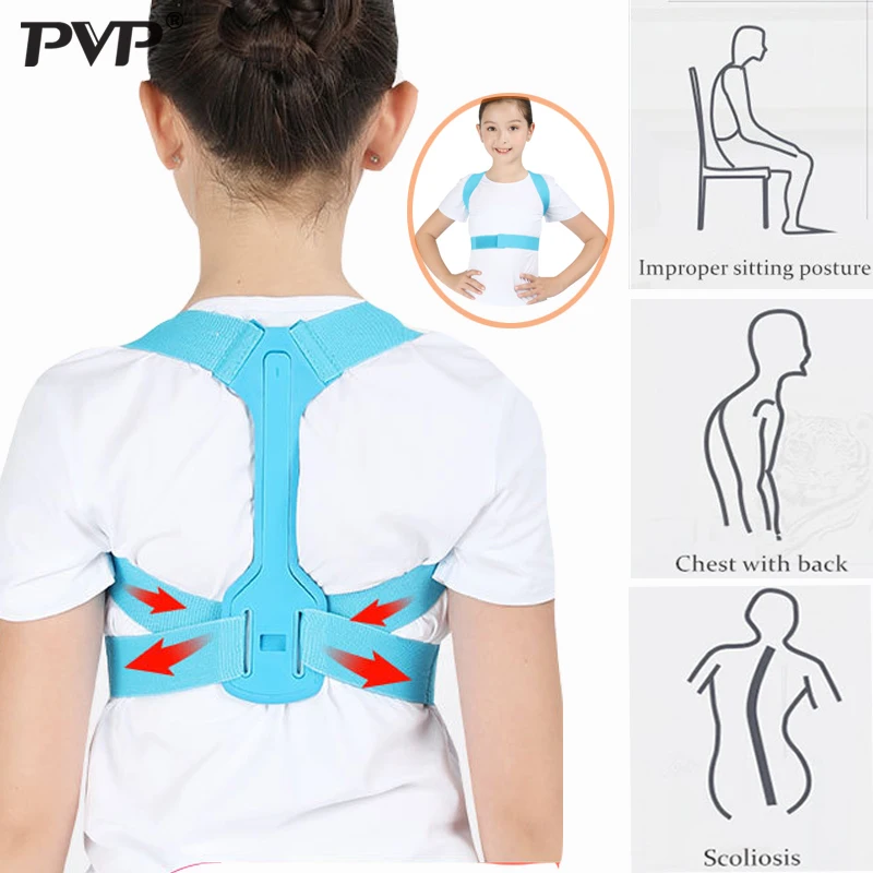 

Profesional Child Adjustable Back Chest Support Belt Posture Corrector Shoulder Brace Tape Posture Correct Orthotics Health Care