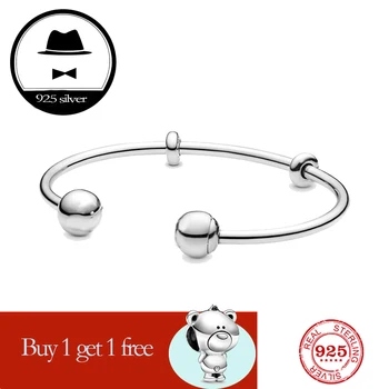 

FIT original pan bracelet for women authentic 100% 925 sterling silver charm chain snake bracelet fashion classic luxury jewelry