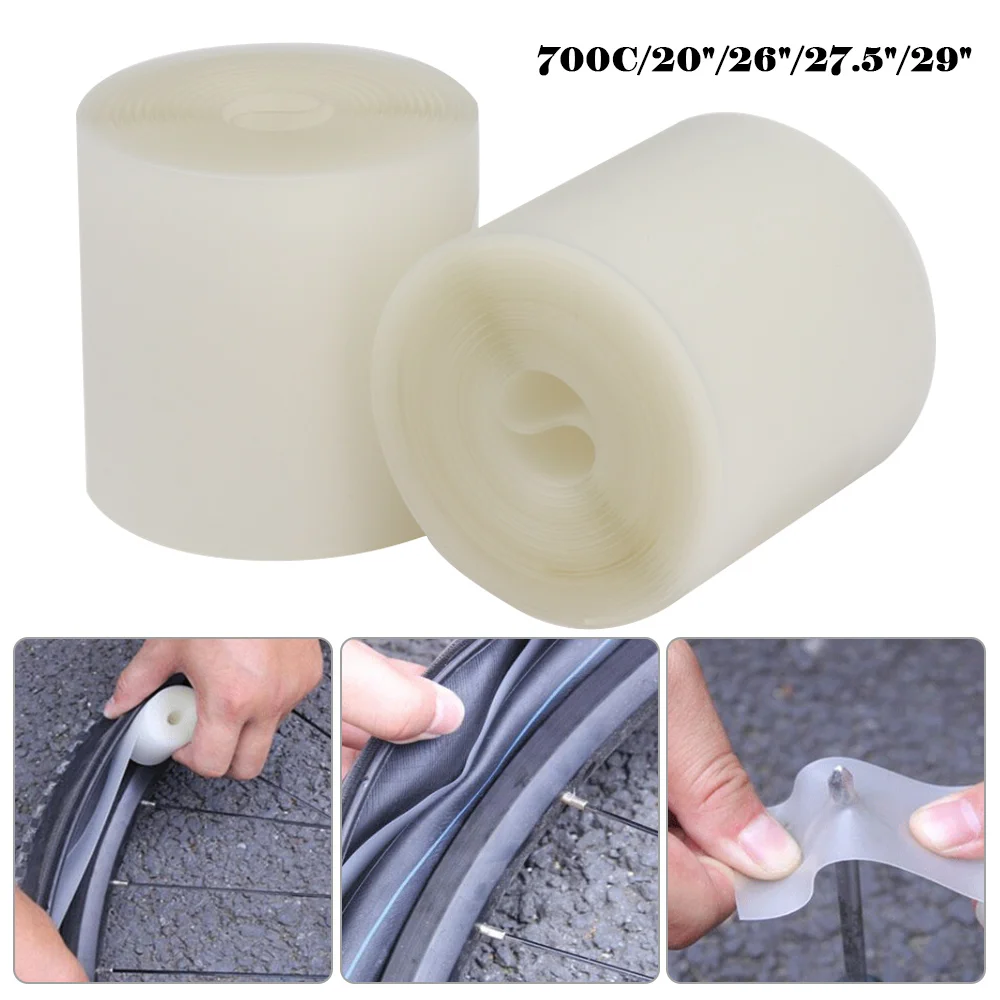 2Pcs Bicycle Tire Liner Puncture Proof Belt Protection Pad Rim Tape For 700C 20" 26" 27.5" 29" Bike | Спорт и