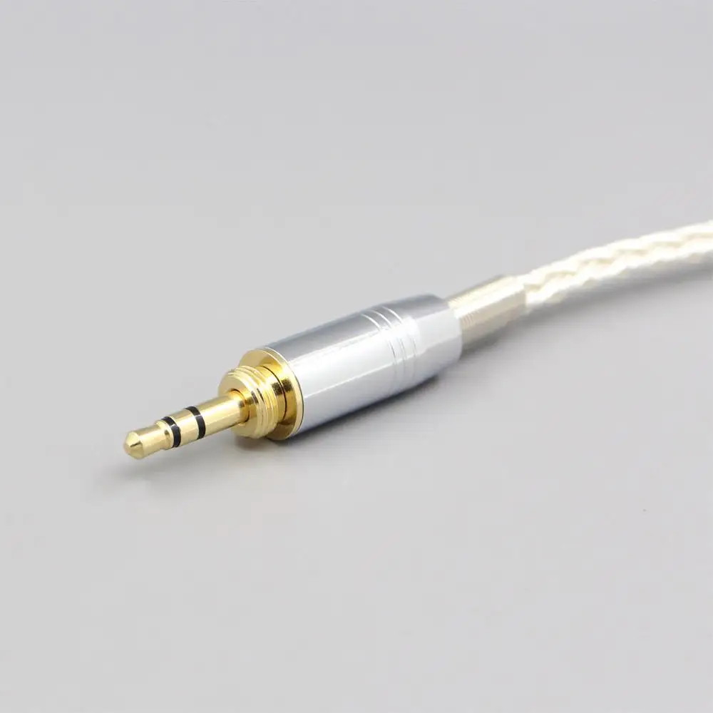 LN007212 16 Core OCC Silver Plated Headphone Earphone Cable For Audio Technica ATH pro500mk2 PRO700MK2 PRO5V M50 M50RD
