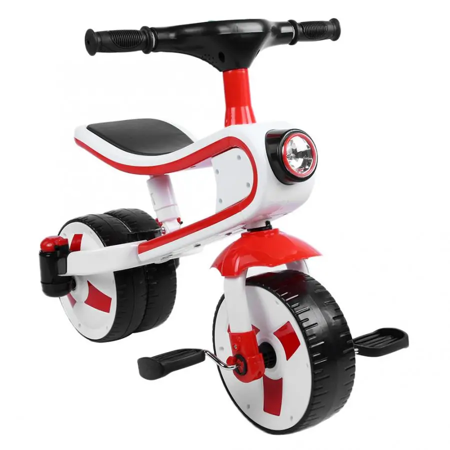Flash Deal Kids Bike Bicycle Foldable Children Kid Three-Wheeled Bicycle Bike Tricycle for 2-6 Years Baby Red 0