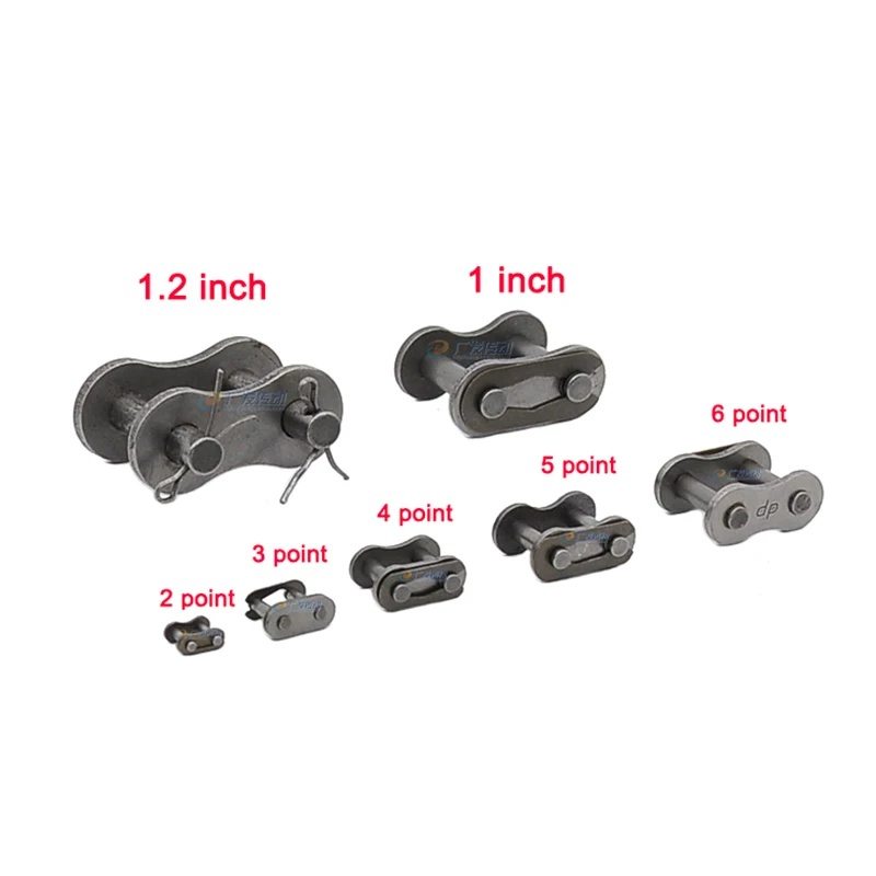 1PCS Carbon Steel Single Row Chain 06B-1 08A-1 08B-1 04C-1 10A-1 12A-1 Full Buckle Chain for Cnc Milling Machine industrial drive chain