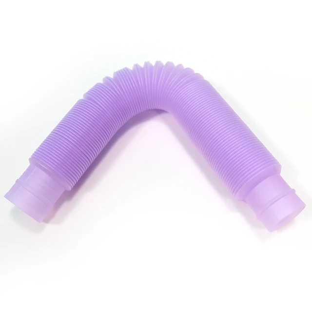 6Pcs Big Luminous Pop Tubes Gifts box Sensory Fidget Toy kit Stress Relieve Autism Anti Stress Plastic Bellows for Child Squeeze 5