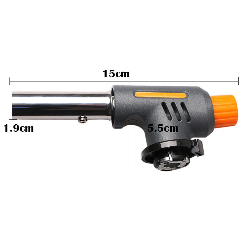 1 PC Barbecue Igniter Stainless Steel+Plastic Lighters Outdoors BBQ Party High Temperature Flamethrower Kitchen Supplies