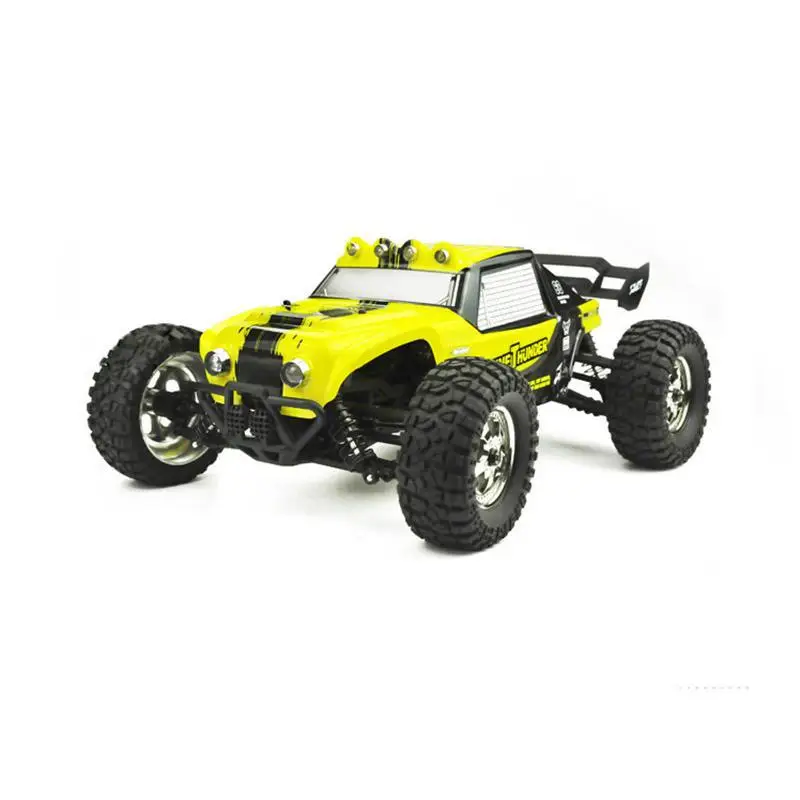 HobbyLane HBX 12891 1/12 4WD 2,4G водонепроницаемый гидравлический демпфер RC пустынный багги грузовик с светодиодный светильник - Color: yellow