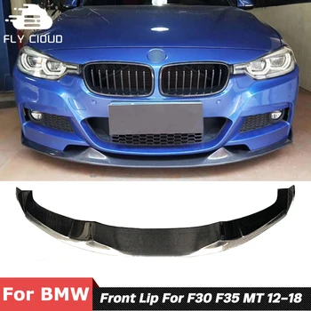 

MAD-B Style Carbon Fiber Material Front Bumper Lip Chin For BMW 3 Series F30 F35 MT Car Body Kit 2012-2018