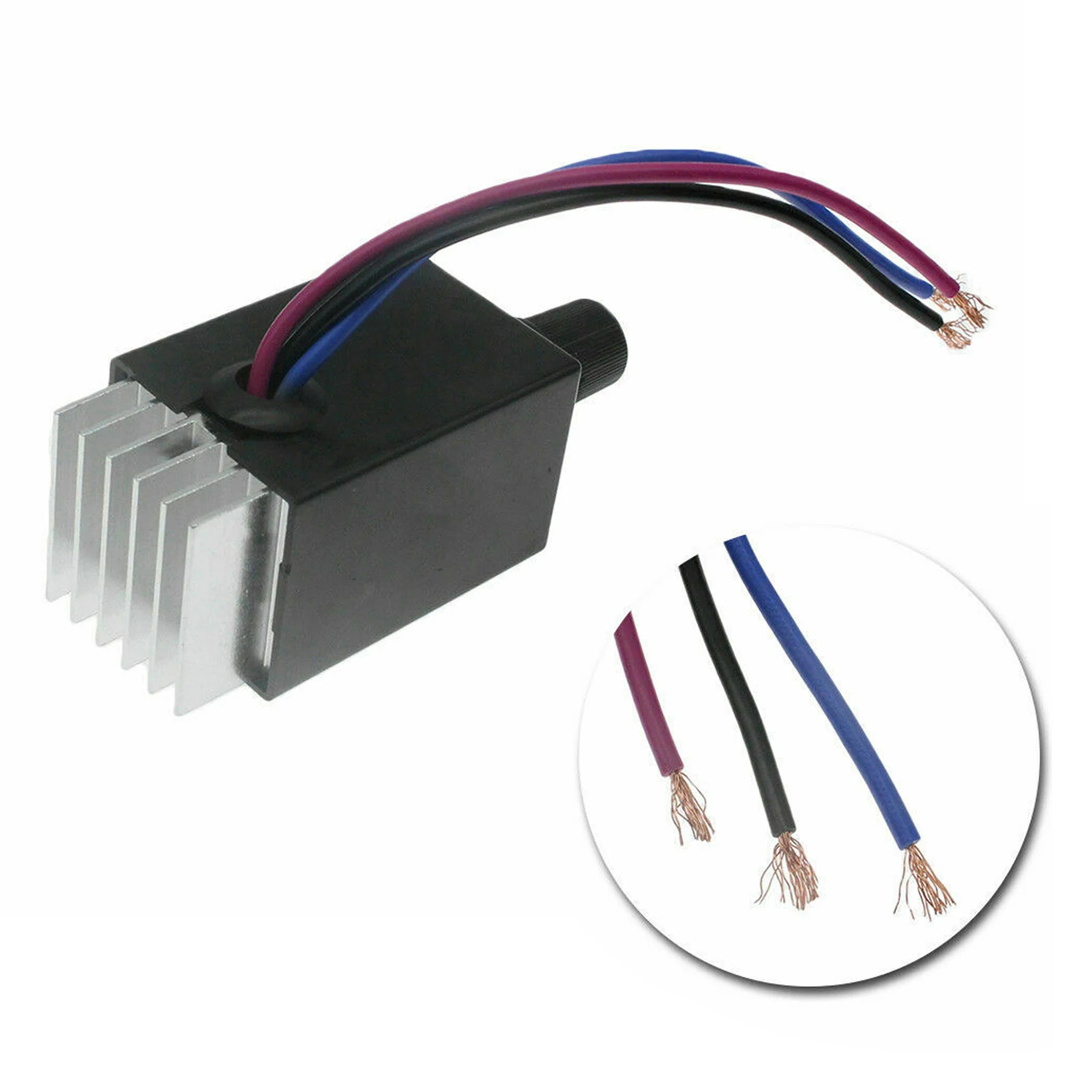 DC Motor Speed Controller Motor Speed Controller Electric Motor Speed Controller Motor Speed Controller Switch Truck Fan Heater Control Defroster DC 12V / 24V Motor Speed Regulator Switch