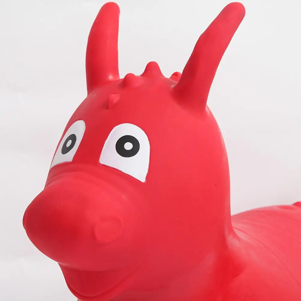 Children's Inflatable Toys Children's Elastic Inflatable Mount Explosion-proof Rubber Trojan Inflatable Jumping Jumping Dragon