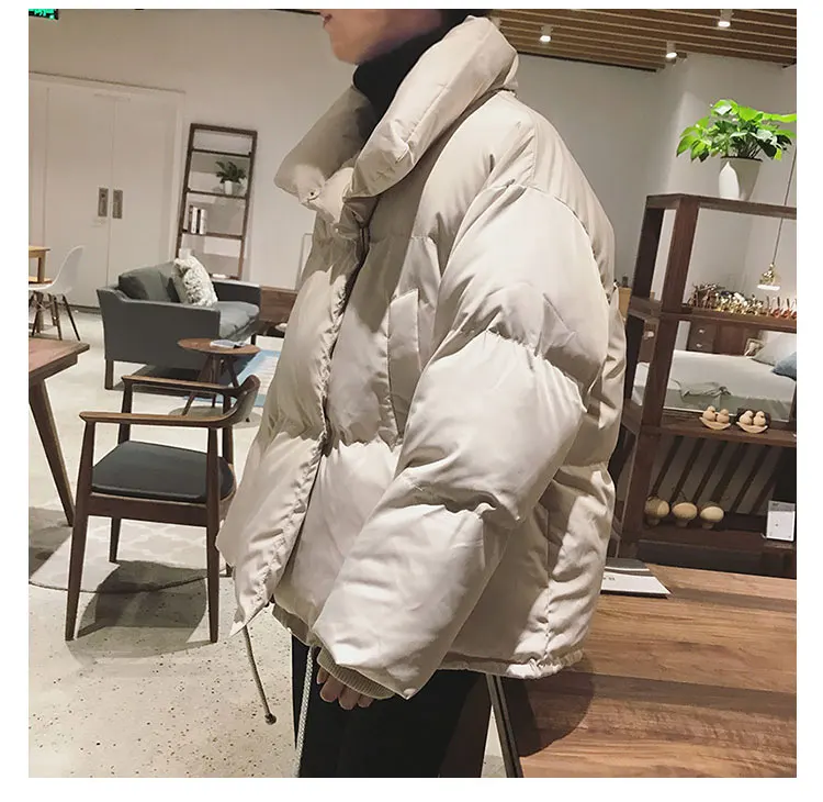 LAPPSTER, мужские цветные пальто, зимняя куртка,, мужские однотонные, стиль Харадзюку, Корейская парка, ветровка, пара, дутая куртка, толстая
