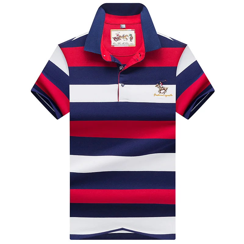 Hollirtiger, дышащая мужская рубашка поло, Мужская Дизайнерская рубашка поло, Мужская быстросохнущая рубашка, Мужская одежда, Майки для гольфа, тенниса - Цвет: E8090 Red