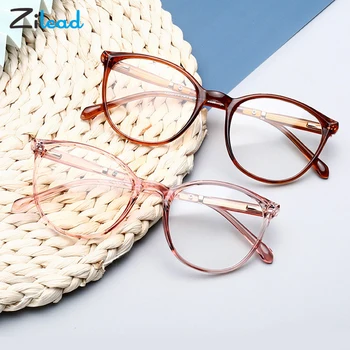 

Zilead Classic Style Plain Glasses Comfortable Flat Lens Frame Spring Leg Spectacles Popular Fashion Eyewear For Men and Women