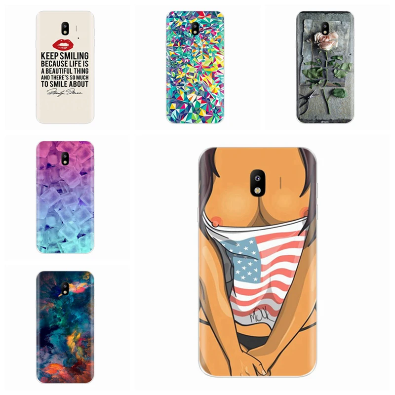 Case For Samsung Galaxy A3 2015 2016 2017 A5 15 Silicone TPU Back Bags Plastic cute girl Z002 |