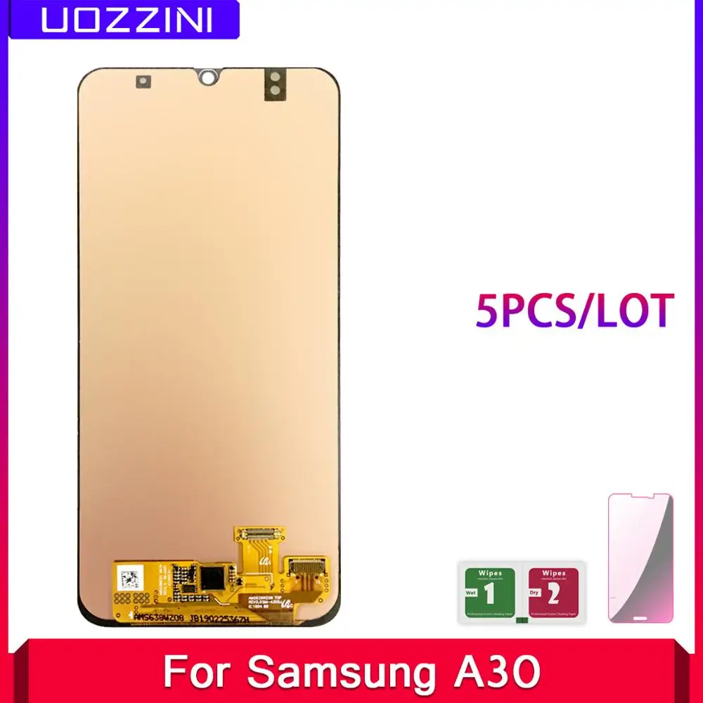 

5 Pcs/Lot LCD Display For Samsung Galaxy A30 A305/DS A305F A305FD A305A 100% Tested Touch Screen Digitizer Assembly