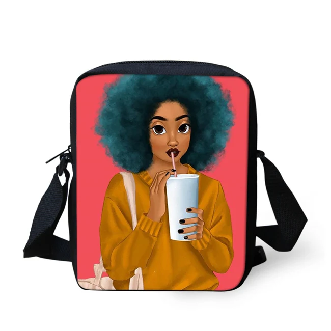 NOISYDESIGNS детские школьные рюкзаки для девочек-подростков, Детские рюкзаки 3 шт./компл. для девочек черного цвета Magic афро женский с принтом Mochila Escolar - Цвет: LMZY1261E