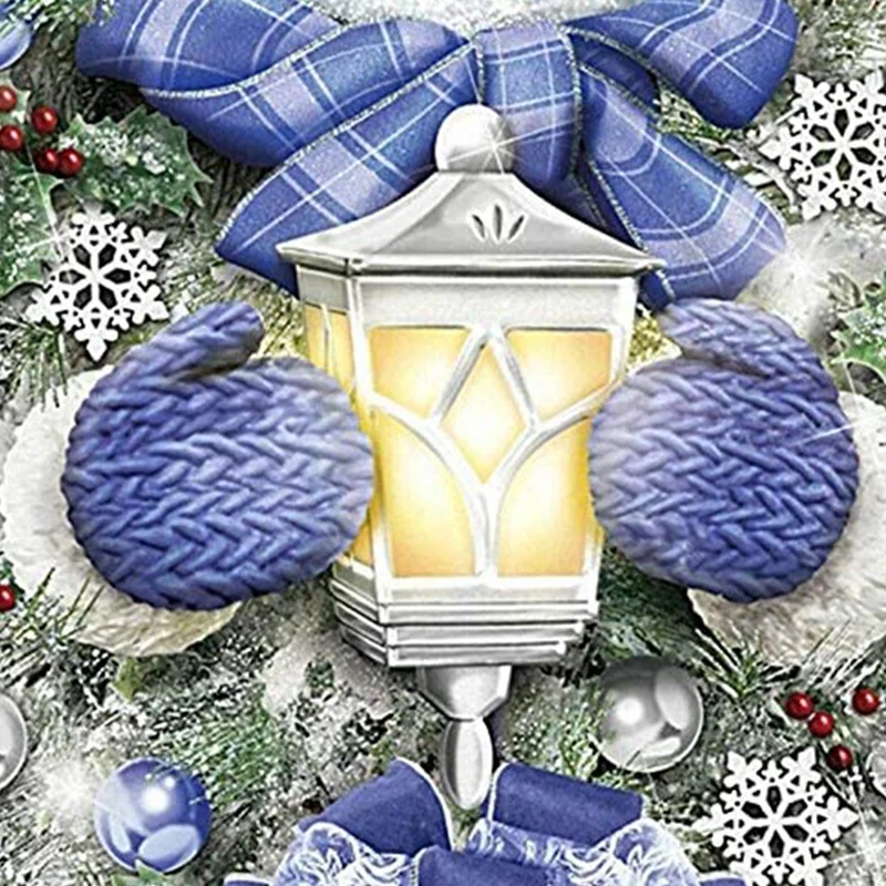 1x Warm Winter Welcome Snowman Wreath Stickers Christmas Home Door Window a a b 