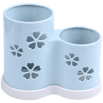 

Spoon Chopsticks Fork Rack Multifunction Storage Box Rack Cutlery Holder For Kitchen Blue