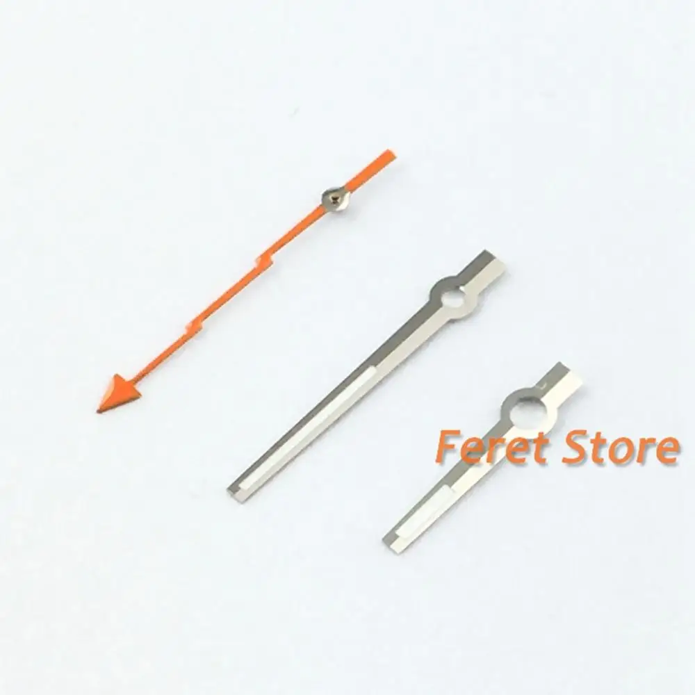 Серебряные оранжевые стрелки для часов Miyota 8205 8215 DG2813 movment p252 - Цвет: orange
