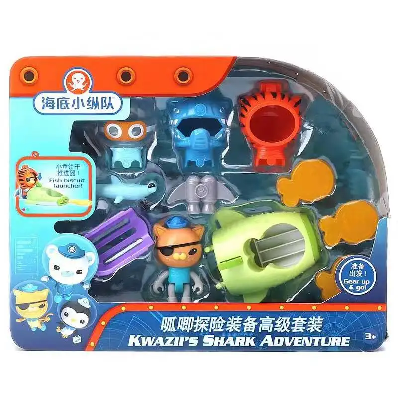 Оригинальный набор Octonauts Kwazii's adventure resure explore фигурки подарок на день рождения