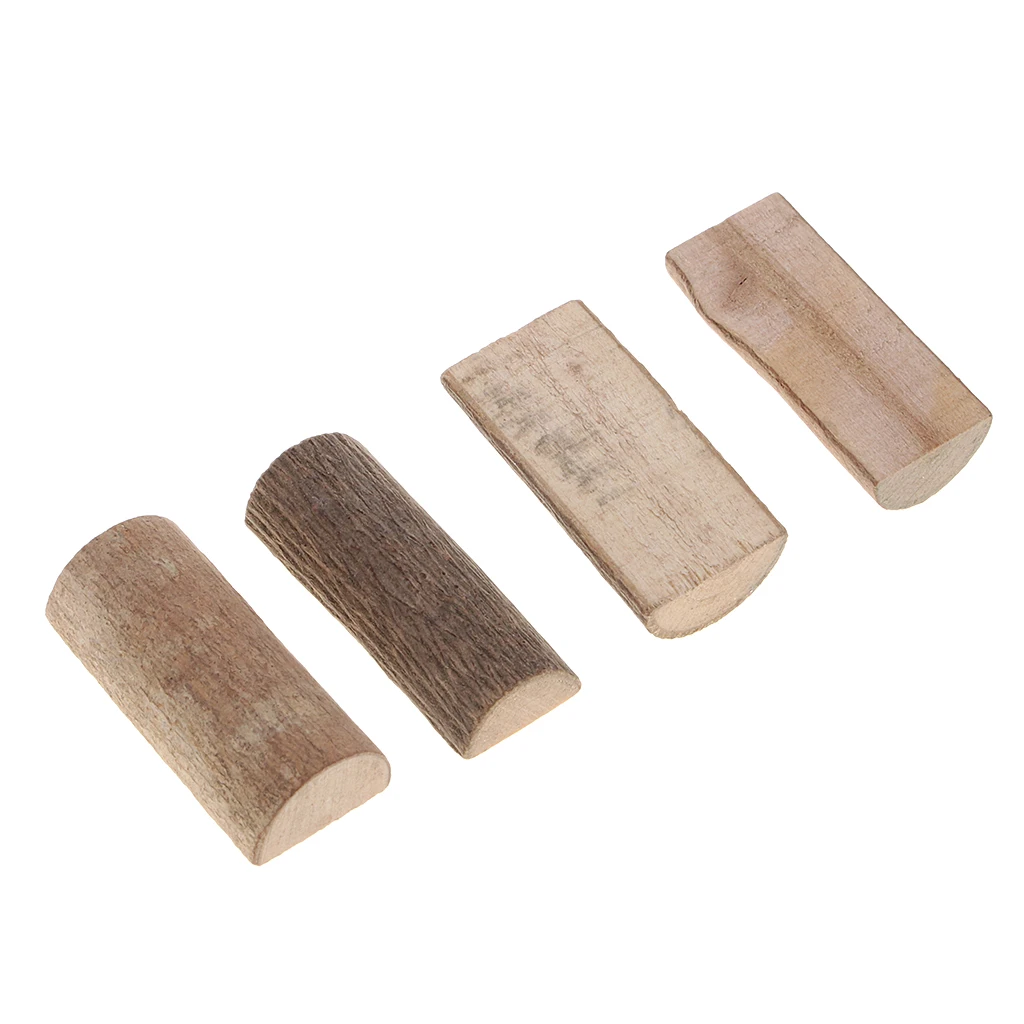 20 Pieces Rustic Small Wooden Log Sticks Natural Tree Bark for Home Decoration & Rustic Wedding Centerpieces DIY Crafts