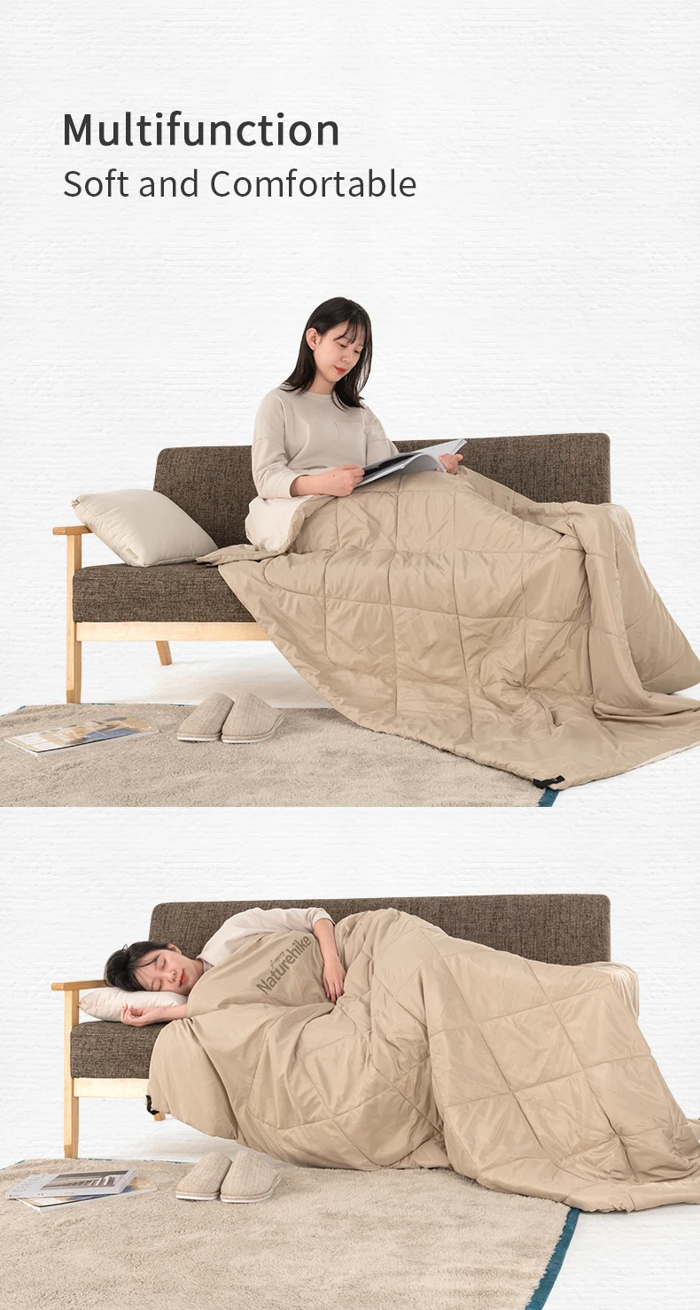 Inverno ao ar Colcha de Algodão Naturehike Livre Ultraleve Viagem Portátil Wearable Macio Xale Manter Quente Confortável Dormir Tenda Blanke 3 High Quality Esporte e Lazer