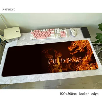 

guild wars mousepad 80x30cm gaming mouse pad big gamer mat best seller game computer desk padmouse keyboard Popular play mats