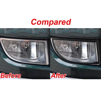

Replacement Headlight Trim Sticker Auto Exterior Carbon Fiber Wear-resistant