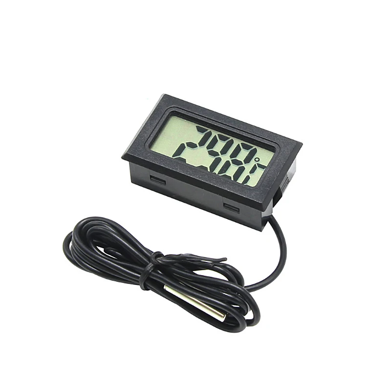 

1/2m Mini Digital LCD Indoor Convenient Temperature Sensor Humidity Meter Thermometer Hygrometer Gauge