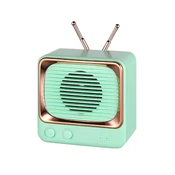 

Music Player Stereo Sound Outdoor Indoor USB Rechargeable Universal Mini Portable Retro HIFI Wireless Speaker Bluetooth 5.0 Home