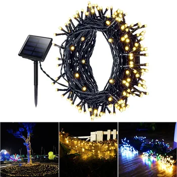 

Solar Light 100/200/500 LEDs Fairy String Lights Outdoor Waterproof Christmas Garland Solar Garden Lights Wedding Decoration