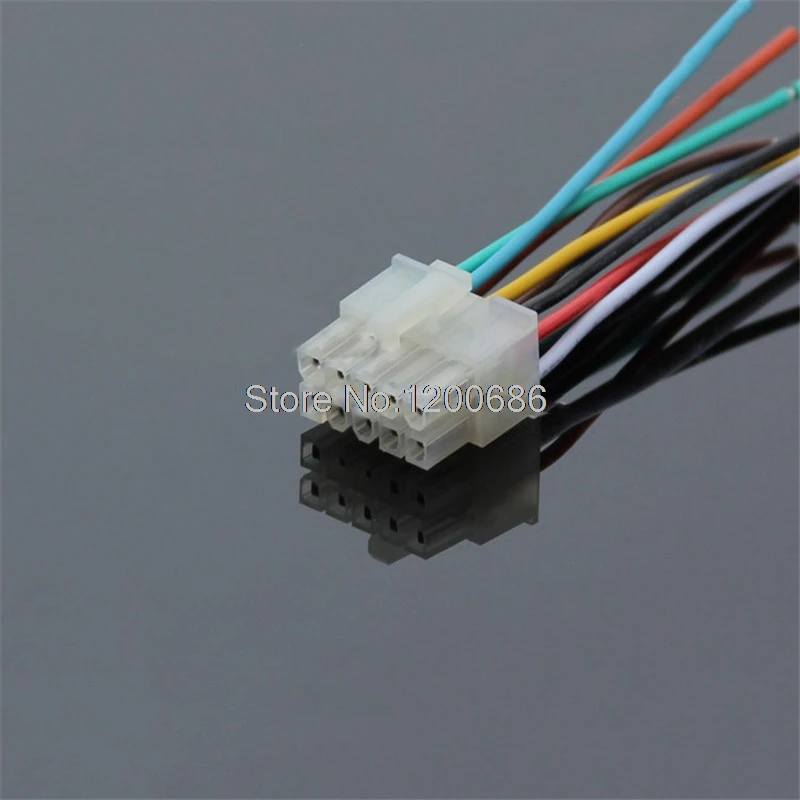 10PIN 18AWG 30 см 5557-10R 4,2 Корпус Molex 5557 серии 4,2 мм 2x5pin 39012100 10 контактный Molex 4,2 2* 5pin 10 p жгута проводов