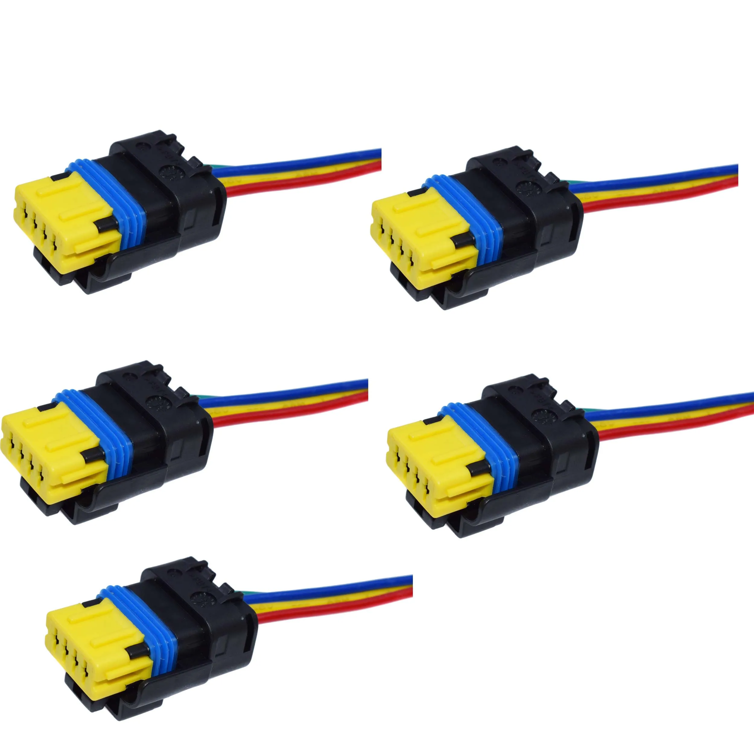 5 pieces Топливный насос проводки разъем жгут косички разъем для Renault Citroen peugeot Nissan Fiat OE#8200683188,8200146092, 8200029163 - Цвет: 5 pieces