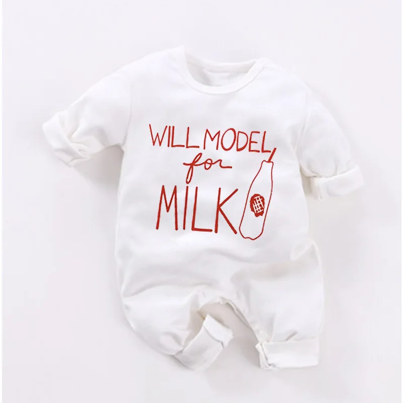 

Baby Onesie Spring And Summer Newborns Ha Clothes Pure Cotton Men And Women BABY'S Romper 3 Months Spring Clothing 1-Year-Old