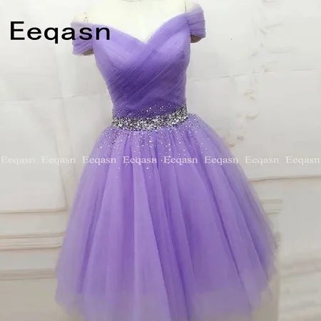 Light Purple Cute Cocktail Dresses Semi ...