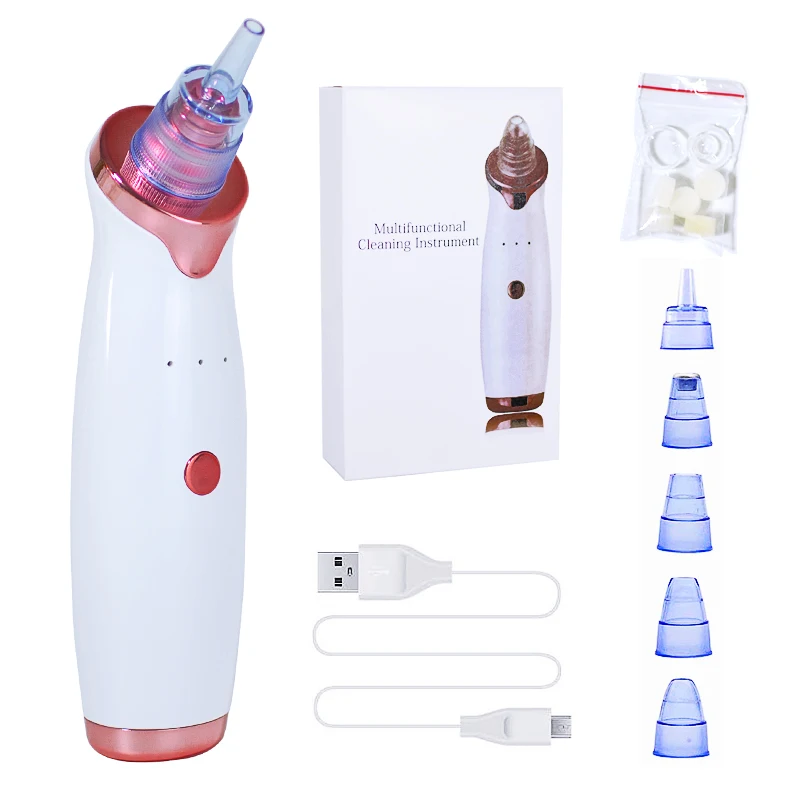 

Vacuum Blackhead Remover Pore Suction Tool Acne Extractor Pimple & Acne Suction Health Care Pimple Remover Facial Tool
